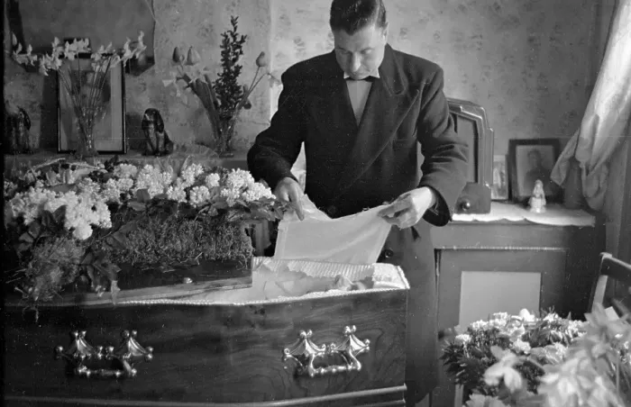 Framed Print : Funeral Preparation