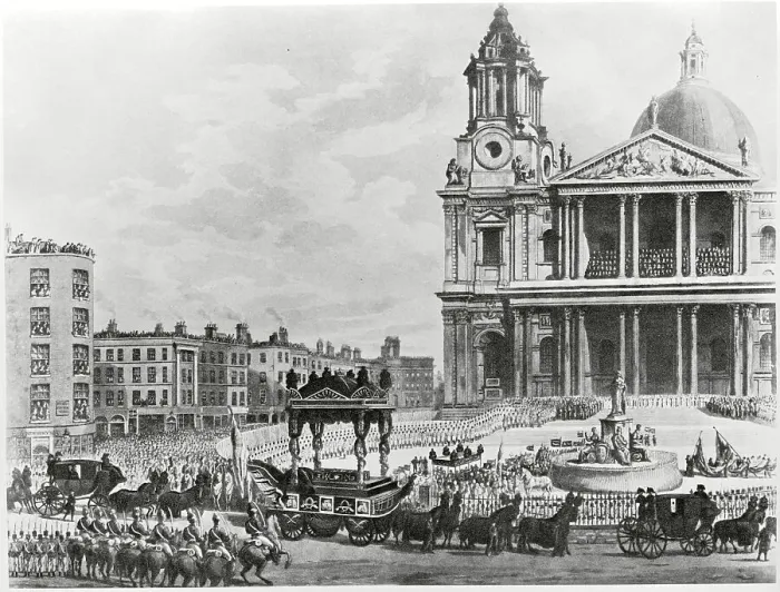 Framed Print : Funeral Procession of Lord Nelson Framed Print : Funeral Procession of Lord Nelson