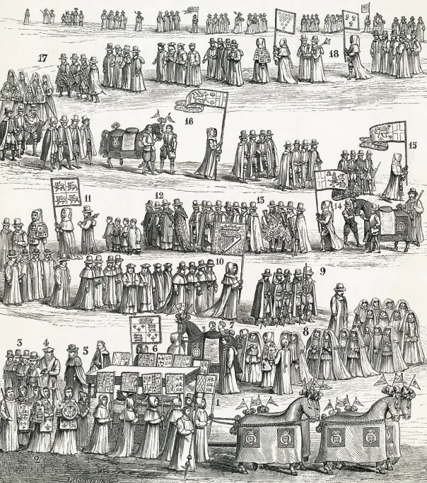 Framed Print : Funeral Procession for Queen Elizabeth Framed Print : Funeral Procession for Queen Elizabeth