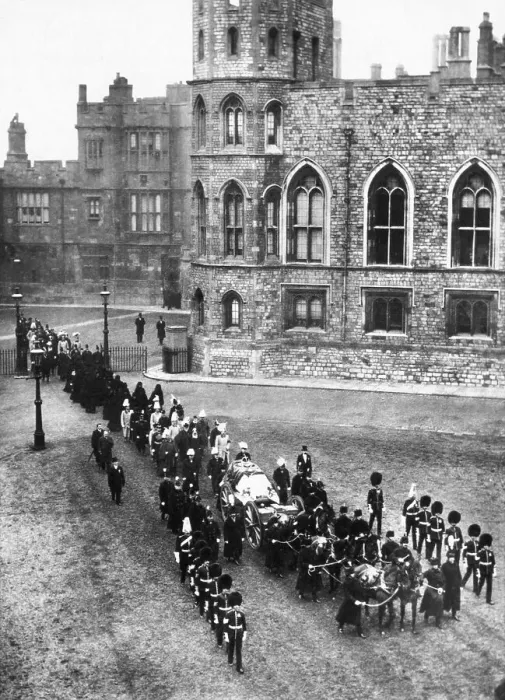 Framed Print : Funeral Procession Of Queen Victoria Framed Print : Funeral Procession Of Queen Victoria