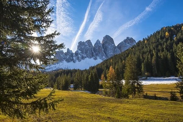 Funes Valley, South Tyrol region, Bolzano district, Trentino Alto Adige, Italy