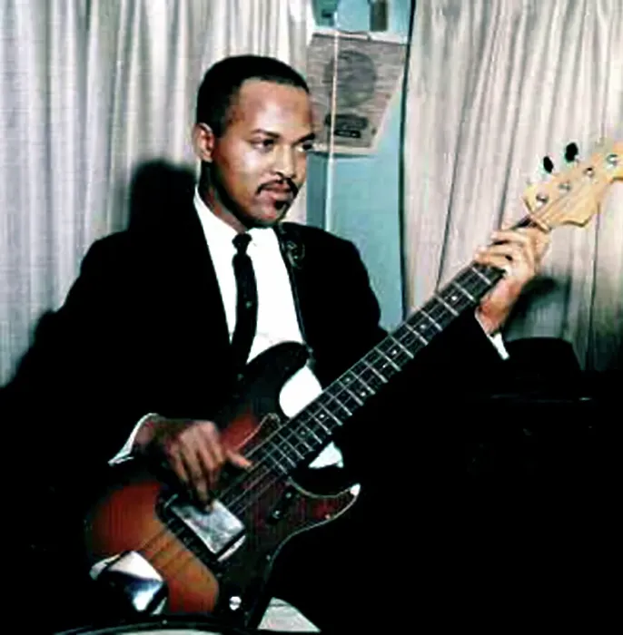 Framed Print : Funk Brothers Bassist Framed Print : Funk Brothers Bassist