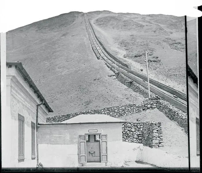 Framed Print : Furnicular Railway Going up Mt Vesuvius Framed Print : Furnicular Railway Going up Mt Vesuvius