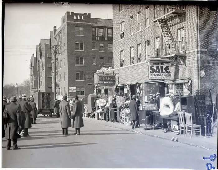 Framed Print : Furniture On Street In Front / Apartment Framed Print : Furniture On Street In Front / Apartment