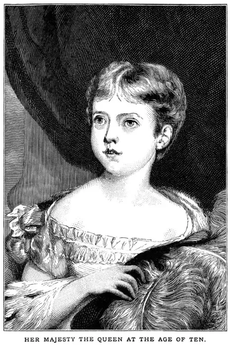 Framed Print : The future Queen Victoria, aged 10 Framed Print : The future Queen Victoria, aged 10