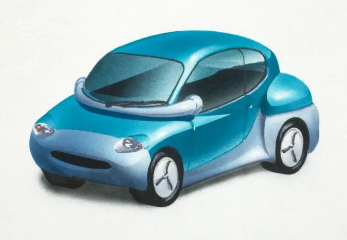 Framed Print : Futuristic car Framed Print : Futuristic car