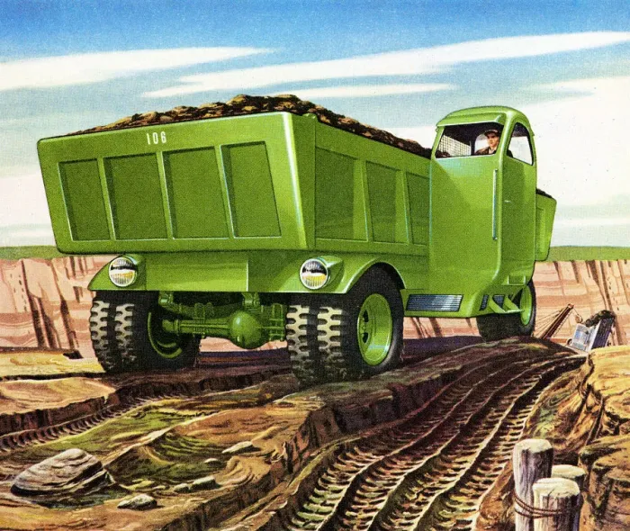 Framed Print : Futuristic Dump Truck Framed Print : Futuristic Dump Truck
