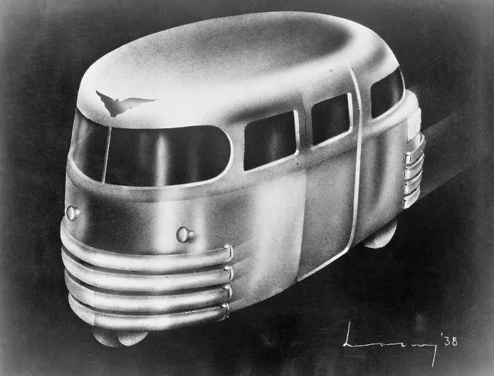 Framed Print : Futuristic Taxicab Design by Raymond Loewy Framed Print : Futuristic Taxicab Design by Raymond Loewy