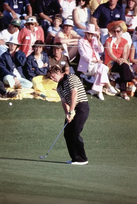 Framed Print : Fuzzy Zoeller Putting Framed Print : Fuzzy Zoeller Putting