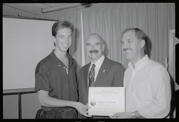 Framed Print : G. Gordon Liddy Presenting Awards Framed Print : G. Gordon Liddy Presenting Awards