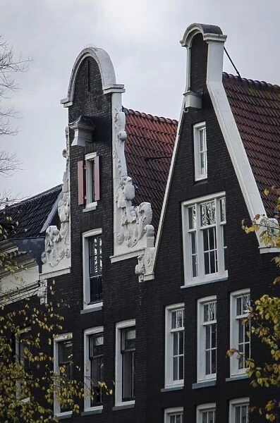 Gabled Facades of Amsterdams Architecture