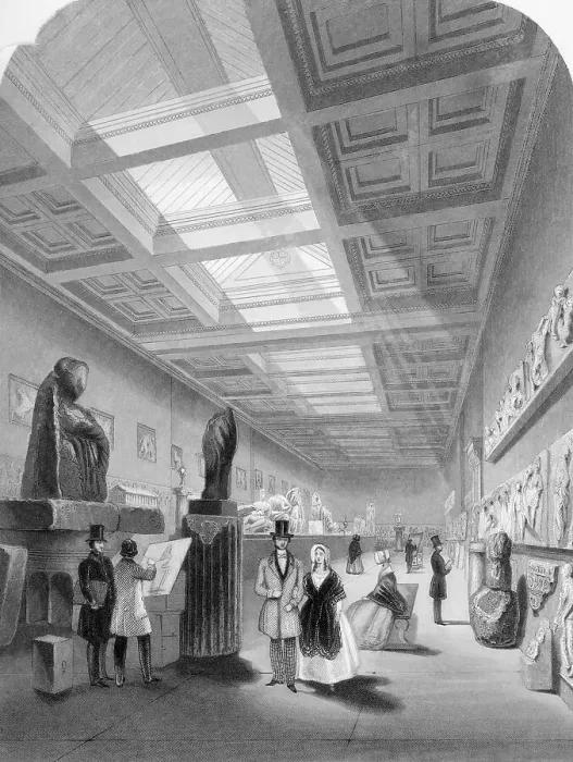 Framed Print : Gallery in British Museum Framed Print : Gallery in British Museum