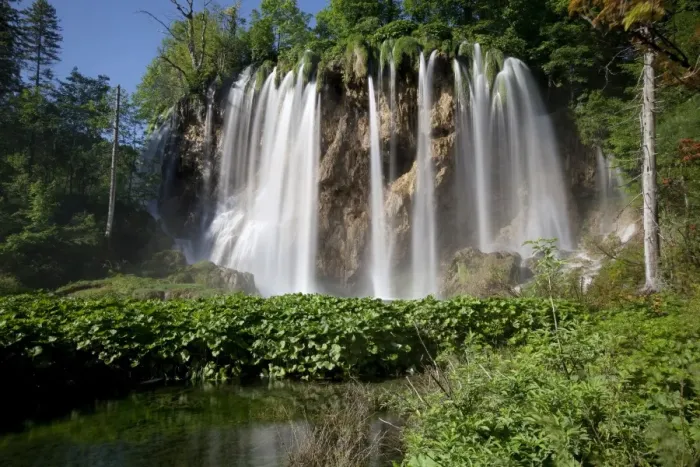 Framed Print : Galovac buk waterfall, Plitvice Lakes National Park, UNESCO World Heritage Site, Croatia, Europe
