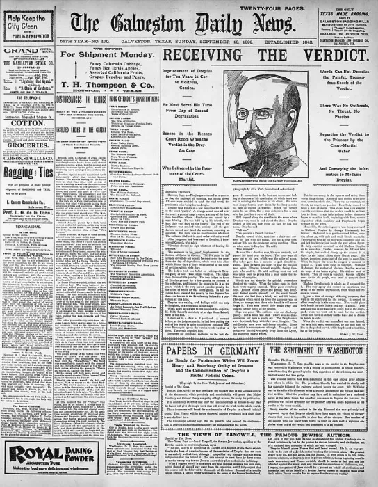 Framed Print : Galveston Daily Newspaper Framed Print : Galveston Daily Newspaper