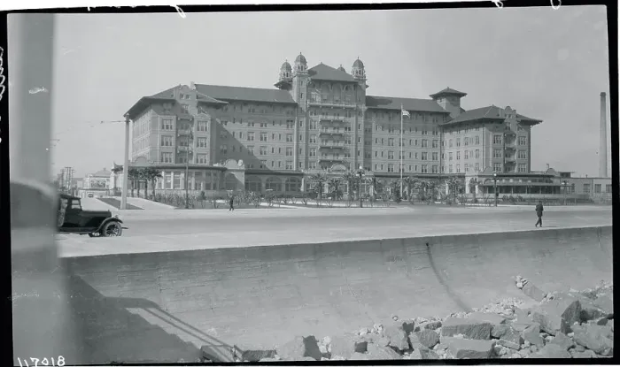 Framed Print : Galvez Hotel Framed Print : Galvez Hotel