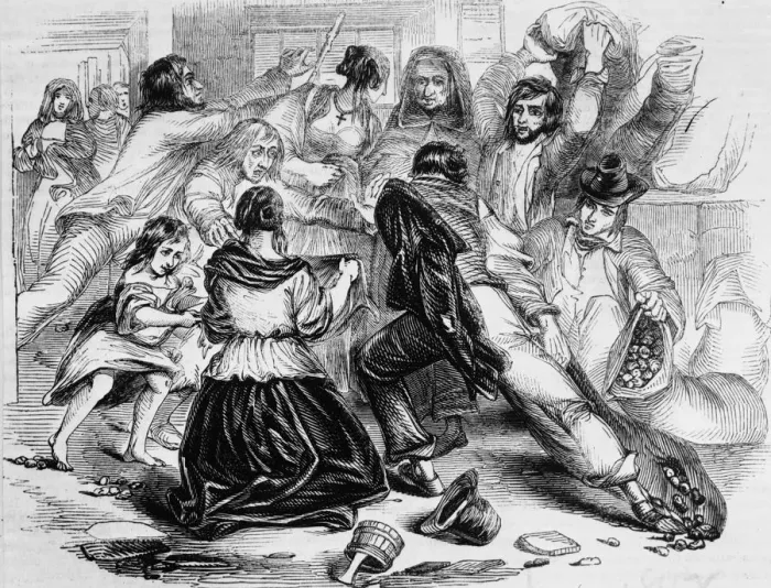 Framed Print : Galway Starvation Riots Framed Print : Galway Starvation Riots