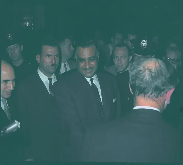 Framed Print : Gamal Abdel Nasser with Colleagues Framed Print : Gamal Abdel Nasser with Colleagues