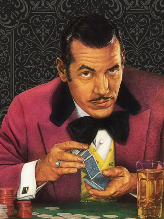 Framed Print : Gambler Playing Cards Framed Print : Gambler Playing Cards