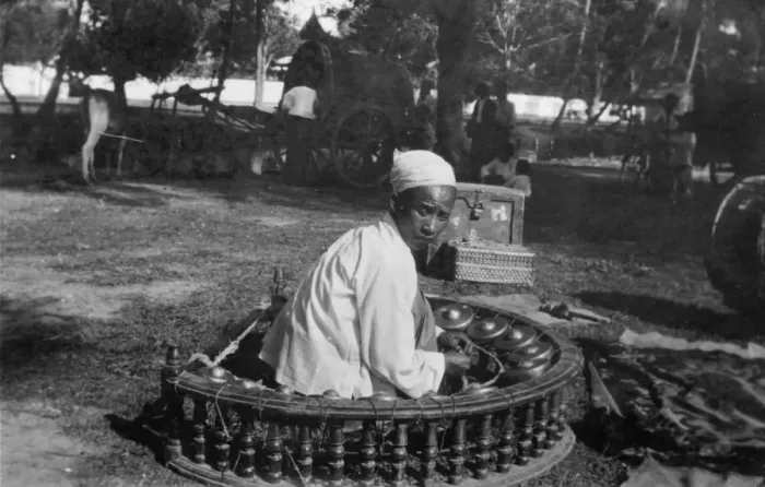 Framed Print : Gamelan Player Framed Print : Gamelan Player