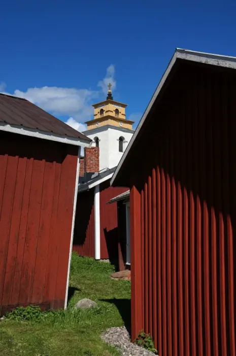 Framed Print : Gammelstad Church Town Framed Print : Gammelstad Church Town