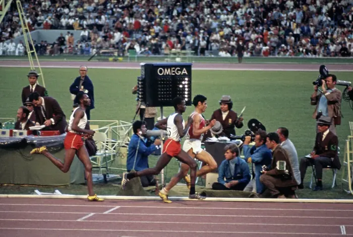 Framed Print : Gammoudi Winning Olympic 5000 Metre Race Framed Print : Gammoudi Winning Olympic 5000 Metre Race