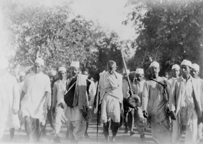 Framed Print : Gandhi Marching to the Sea Framed Print : Gandhi Marching to the Sea