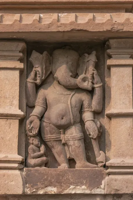 Framed Print : Ganesha sculpture In Indian temple Framed Print : Ganesha sculpture In Indian temple