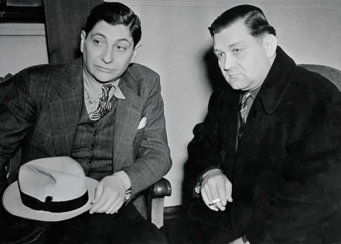 Framed Print : Gang Leader George Moran and Attorney George Bieber Framed Print : Gang Leader George Moran and Attorney George Bieber