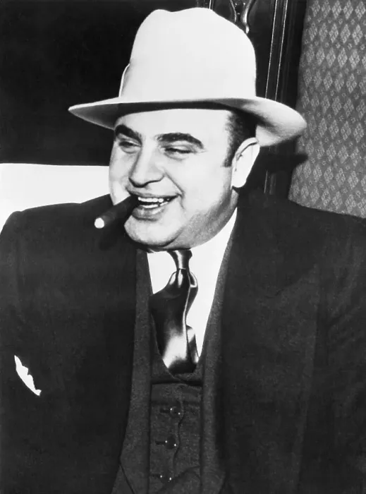 Framed Print : Gangster Al Capone Smoking Cigar Framed Print : Gangster Al Capone Smoking Cigar
