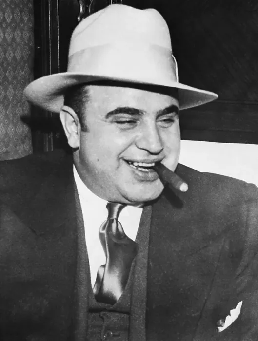 Framed Print : Gangster Al Capone Smoking Cigar Framed Print : Gangster Al Capone Smoking Cigar
