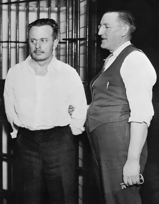 Framed Print : Gangster Arthur Barker in Jail Framed Print : Gangster Arthur Barker in Jail