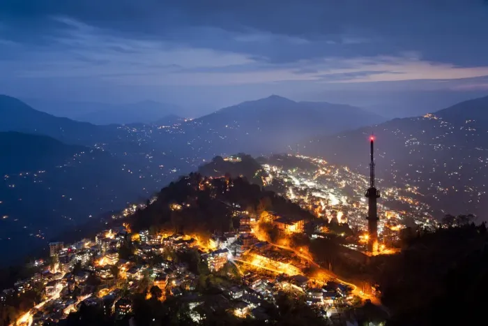 Framed Print : Gangtok city Framed Print : Gangtok city