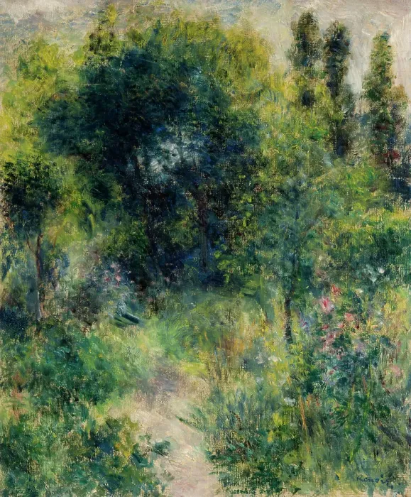 Framed Print : Garden, circa 1877. Found in the collection of the Göteborg Konstmuseum Framed Print : Garden, circa 1877. Found in the collection of the Göteborg Konstmuseum