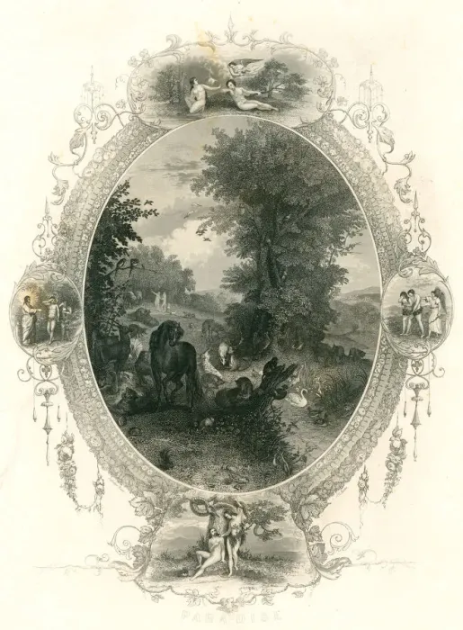 Framed Print : Garden of eden Framed Print : Garden of eden