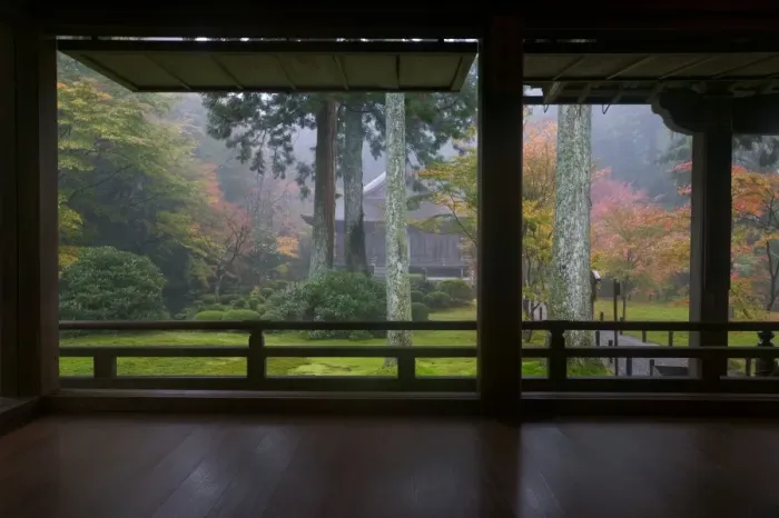 Framed Print : Garden view from tea house, Kyoto, Honshu, Japan Framed Print : Garden view from tea house, Kyoto, Honshu, Japan