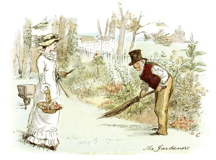 Framed Print : The Gardeners