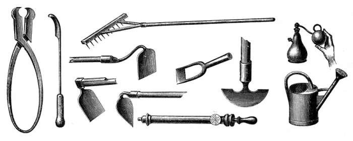 Framed Print : Gardening equipment Framed Print : Gardening equipment