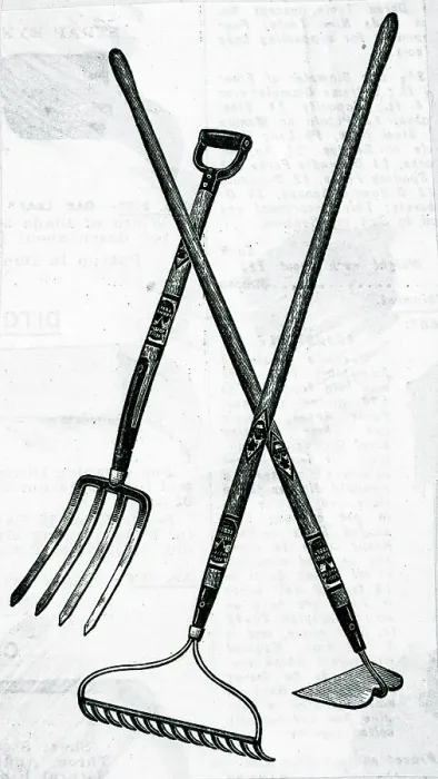 Framed Print : Gardening Tools Framed Print : Gardening Tools