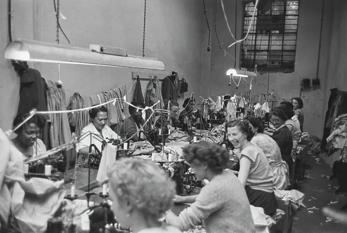 Framed Print : Garment Factory in South London Framed Print : Garment Factory in South London