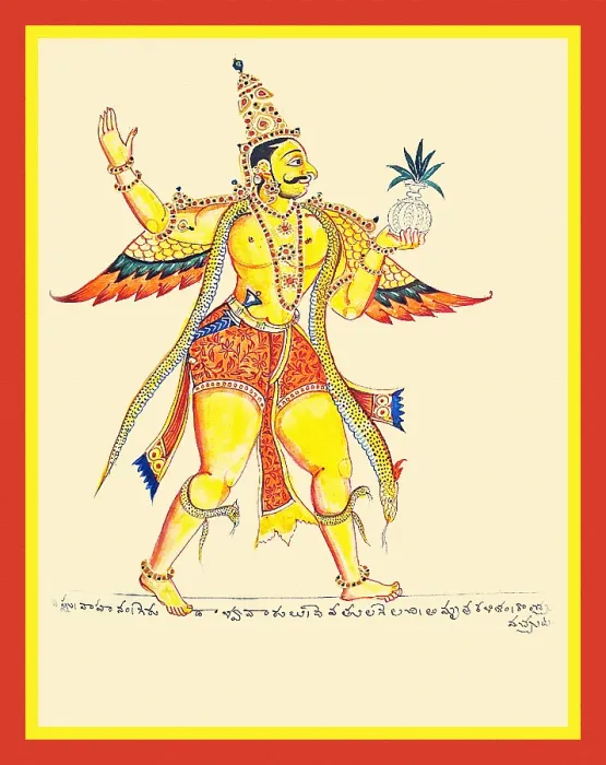 Framed Print : Garuda, Vishnu's eagle vahana