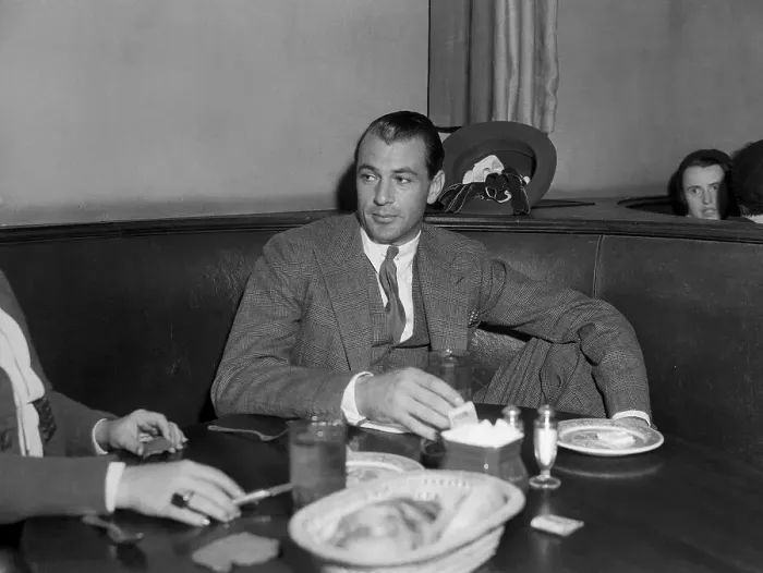 Framed Print : Gary Cooper Eating Lunch Framed Print : Gary Cooper Eating Lunch
