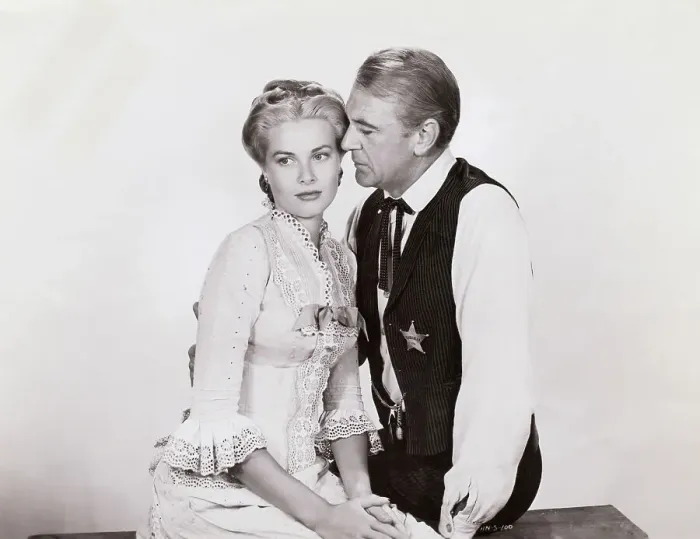 Framed Print : Gary Cooper and Grace Kelly in High Noon Framed Print : Gary Cooper and Grace Kelly in High Noon