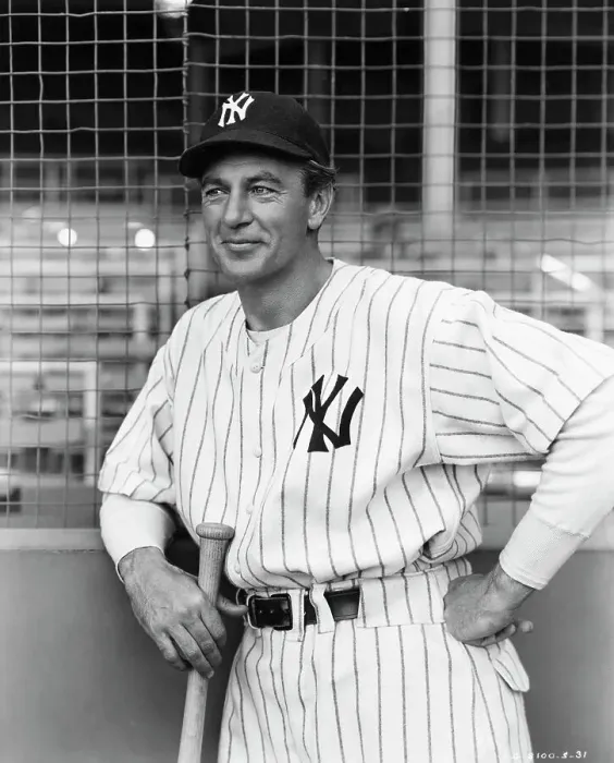 Framed Print : Gary Cooper Wearing New York Yankee Uniform Framed Print : Gary Cooper Wearing New York Yankee Uniform