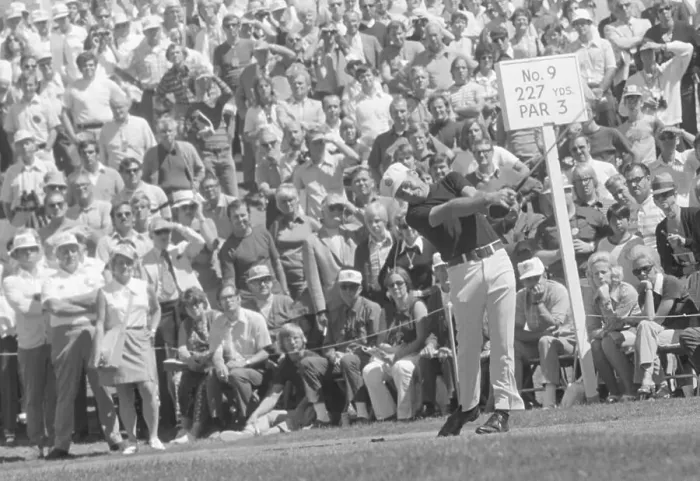 Framed Print : Gary Player in Golfing Action Framed Print : Gary Player in Golfing Action