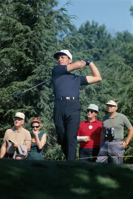Framed Print : Gary Player Taking a Swing Framed Print : Gary Player Taking a Swing