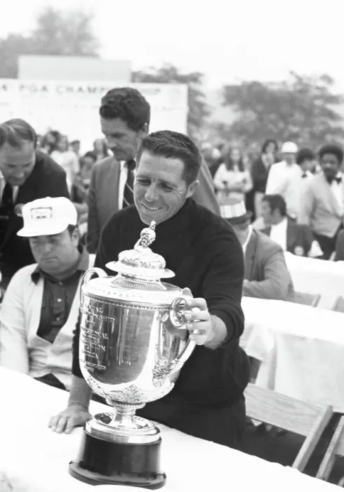 Framed Print : Gary Player Wins PGA Championship Framed Print : Gary Player Wins PGA Championship