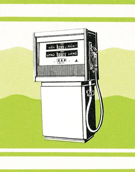 Gas pump. http: /  / csaimages.com / images / istockprofile / csa_vector_dsp.jpg