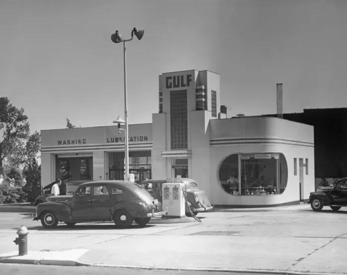 Framed Print : Gas station Framed Print : Gas station