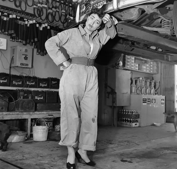 Framed Print : Gas Station Girl Framed Print : Gas Station Girl