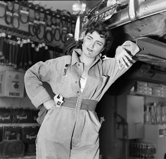 Framed Print : Gas Station Girl Framed Print : Gas Station Girl